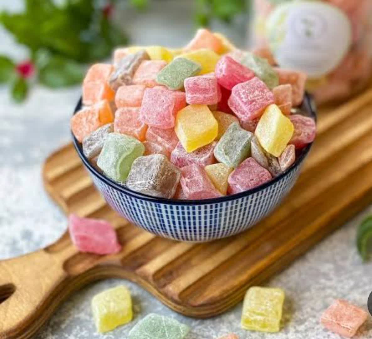 لوکوم میوه ای بسته بندی نیم کیلویی